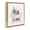 Stupell Industries Chic Yorkie Dog in Bubble Bath Framed Floater Canvas Wall Art